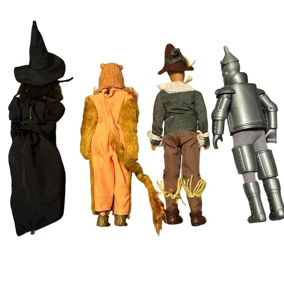 GUC Set of 4 Wizard of Oz Character 12" Dolls TinMan Scarecrow Lion Wicked Witch - Picture 2 of 2